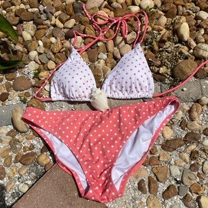 Victoria Secret pokadot bikini!!  New!!